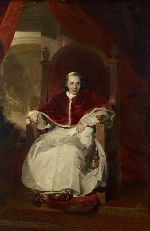 Sir Thomas Lawrence Pope Pius VII (mk25) Norge oil painting art
